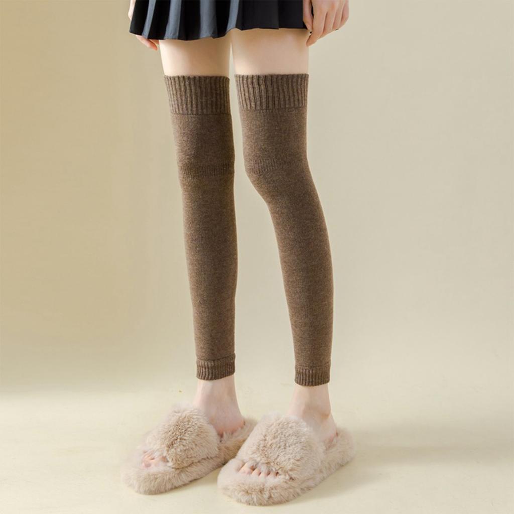 Winter Women's Thick Leg Warm Velvet Knee Socks