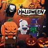 Halloween BrickHeadz Bruja Calabaza Momia Muerte Bloques de Construcción Ladrillo Figura de Dibujos Animados Juguetes Rompecabezas 3D Modelo Para Regalo de Niños