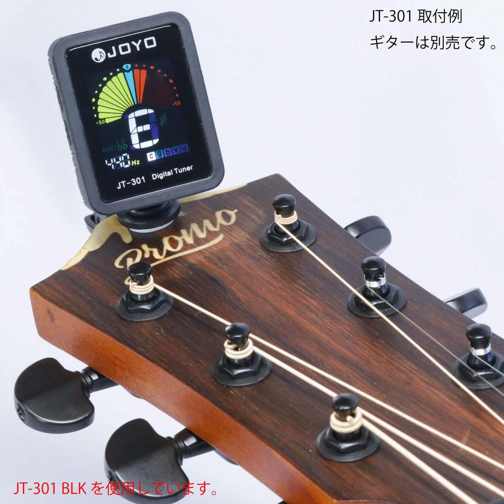 JOYO Clip-on Tuner, Chromatic Type, LCD Color Display, JT-301 WHT