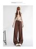 2024 Women's Autumn Loose Straight-Leg Sweatpants with Side Stripe Trend