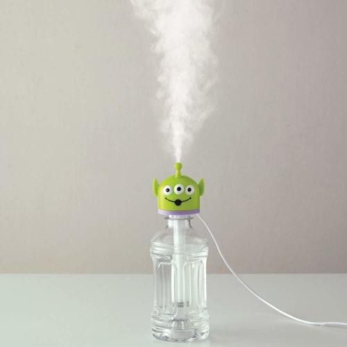 Skater Pet Bottle Compatible Humidifier Ultrasonic Type USB Powered Stick Type Die Cut Mist Alien Disney STST1D