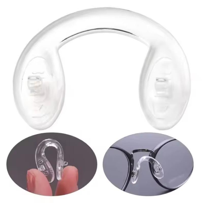 5/8Pcs U Shape Silicone Eyeglass Nose Pads Anti Slip Soft Comfortable Glasses Accessories For Sports Daily Use