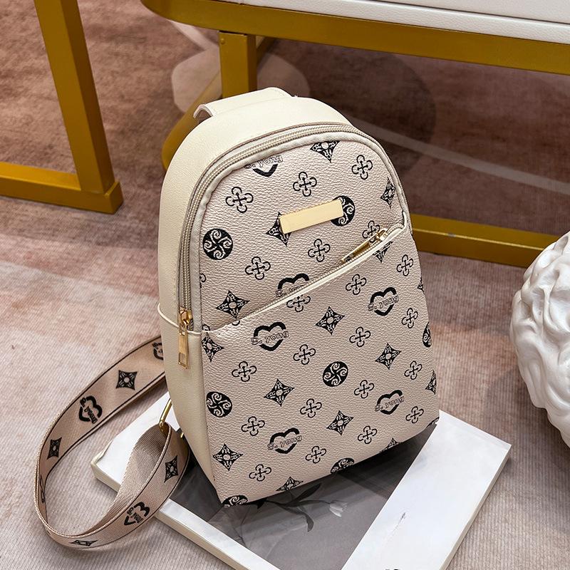 Versatile Breast Bag Women's Bag Shoulder Bag Printed Bag Women Couple's Breast Bag Women's Crossbody Bag