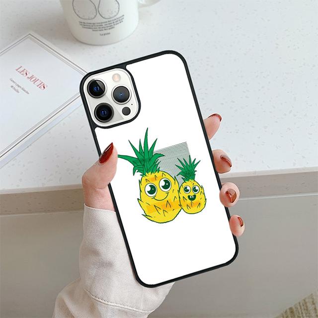 Pineapple Summer Phone Case For iPhone 17 Air 13 12 14 15 16 Cover For Apple 14 15 16 Pro Max 6S Plus Coque