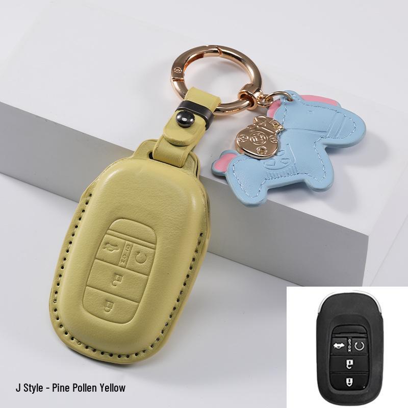 Honda Key Case for 25 Models: Civic, CR-V, Accord, Inspire, Fit, Odyssey - Cartoon Design for Men & Women