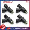 Für Skoda Fabia I 6Y2 1.2 Für Volkswagen Polo 6R 1.2 Bj.2010 03E906031C 03E906031A 03E906031E Einspritzdüsen 3/4 Stück 03E906031