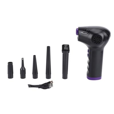 Air Duster Portable Foldable Electric Blower Dryer with 5 Different Type Nozzles for Home Hair