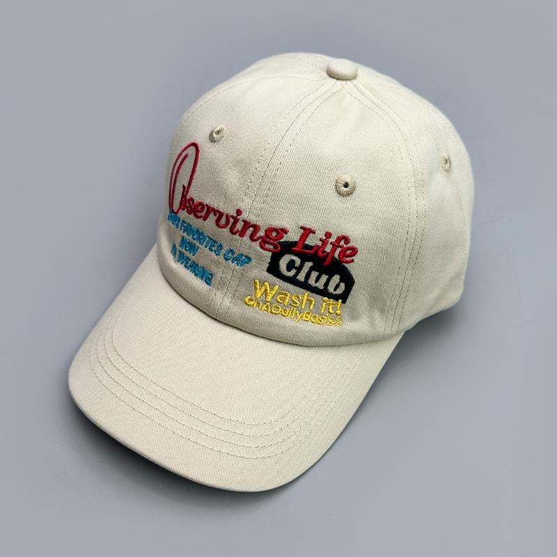 

Embroidered Colored Letter Prints Baseball Caps Latest For Men And Women Air Permeable Sun Protection All-Match Snapback Hats Ins Fashion Korean 52-60cm
