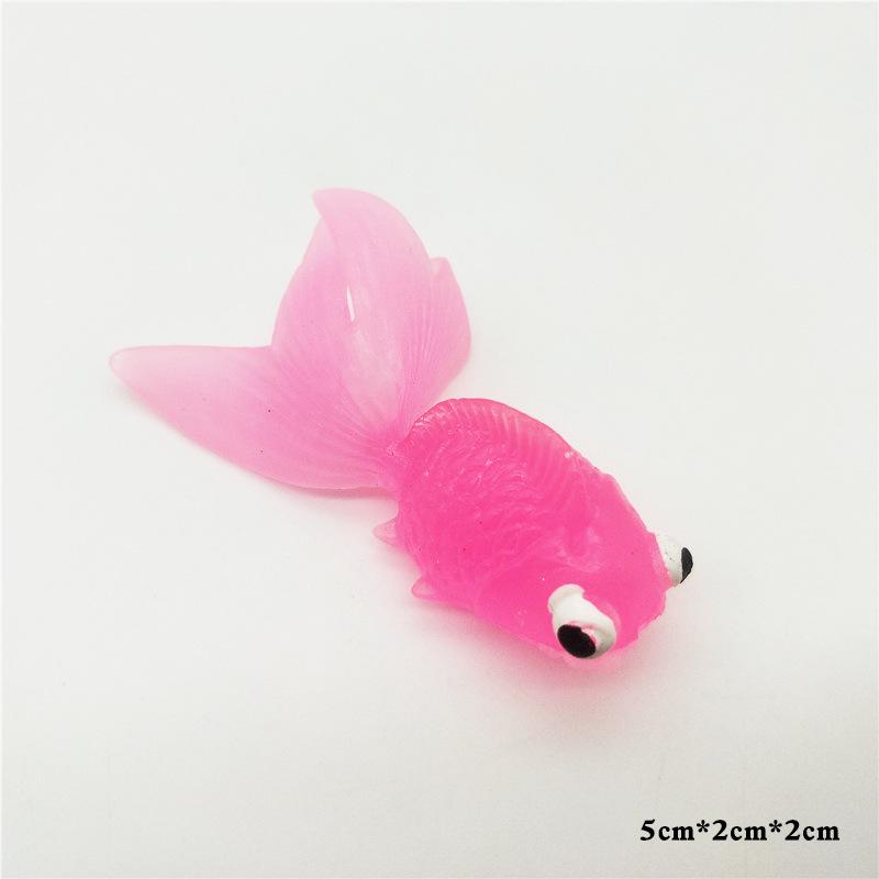 Large Soft Gel Simulation Goldfish Toy for Children - Fake Colorful Fish Model for Catching and Water Play