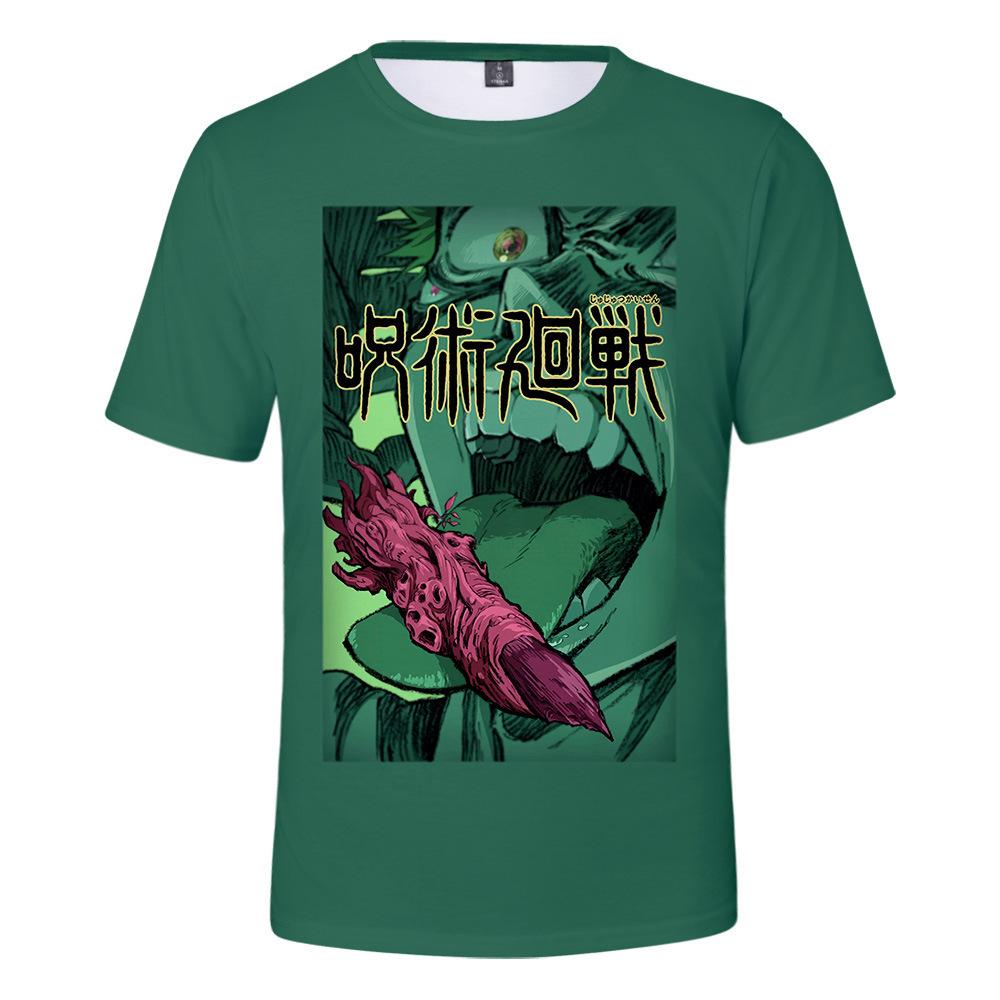 Jujutsu Kaisen Gojo Satoru T-Shirt for Anime Fans, Stylish Cartoon Tops, Comfortable Polyester Fabric, Casual Daily Wear Streetwear Clothes