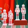 4Pcs Wooden King Soldier Figurine Cartoon Soldier Statue Sculpture Home Office Bookshelf Desktop Decoration Ornament Festival Gift