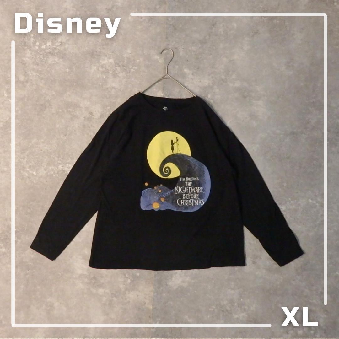 

[USED] Rare Nightmare Before Christmas Long T-Shirt Disney Animated Movie