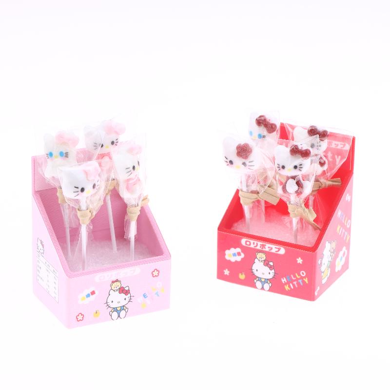 1/12 Dollhouse Simulation Mini Kt Cat Lollipop Set Model Dollhouse Micro Supermarket Scene Decoration Kid Pretend Play Toys