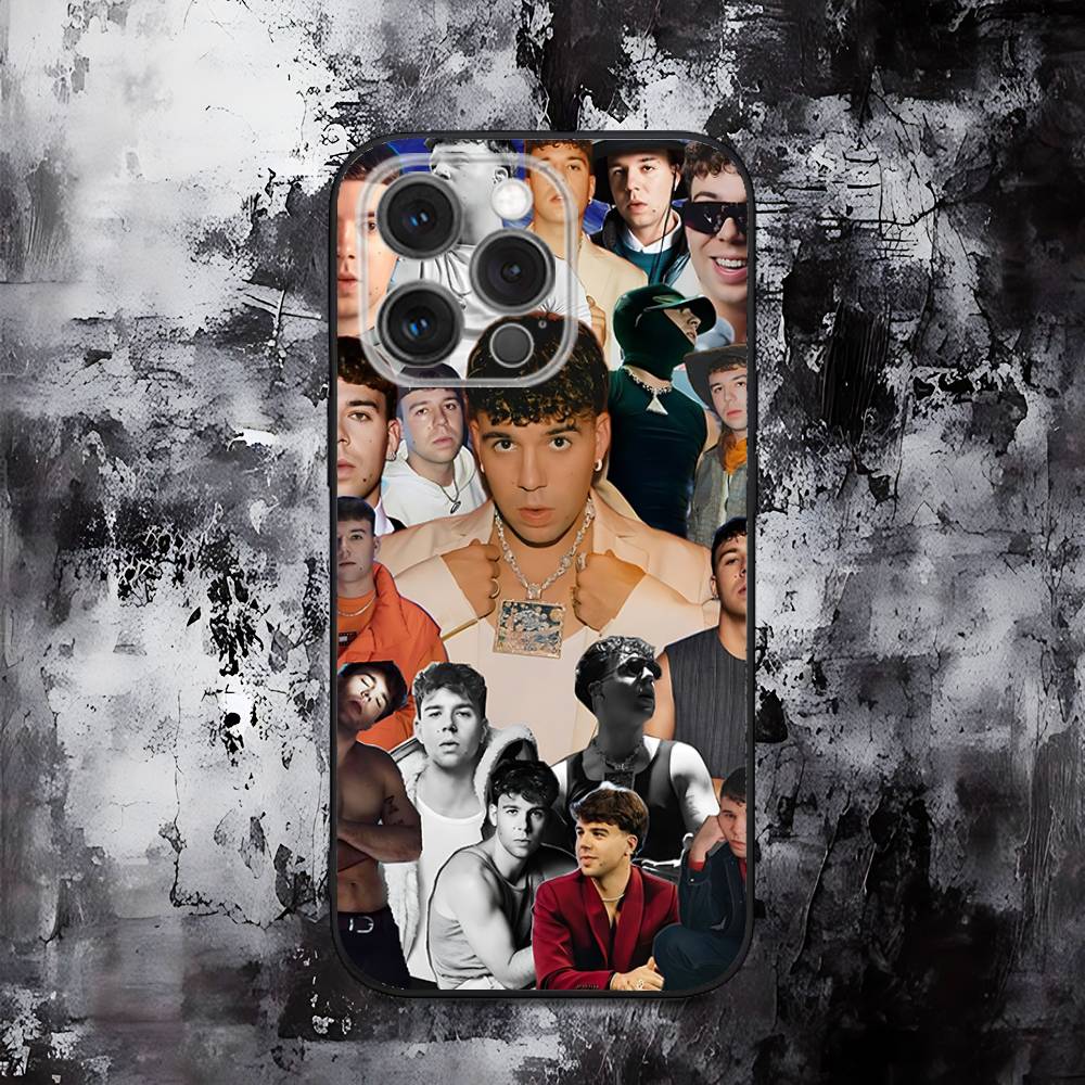 Buenas Noches Quevedo Phone Case For iPhone 16,15,14,13,12,11,Pro,Max,Plus,X,XS,SE,E,Mini,Soft Silicone Black Case