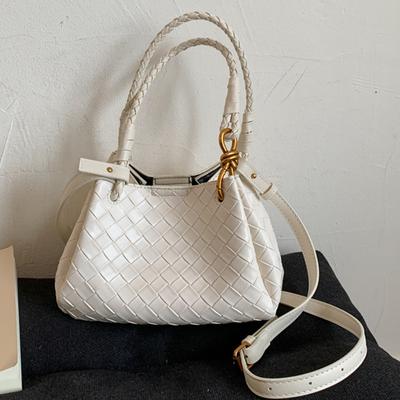 Herbst neue handgewebte Tasche modische Handtasche modische Schulter-Umhängetasche hochwertiger Beutel Damen