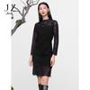 JZ Jiuzi Lace Banquet Black Dress