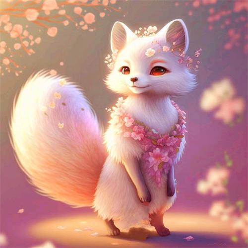 Diamant-Malerei voller Bohrer Fuchs Cartoon Home Decor Stickerei Mosaik Tier Blume Kreuzstich Kristall Wandkunst