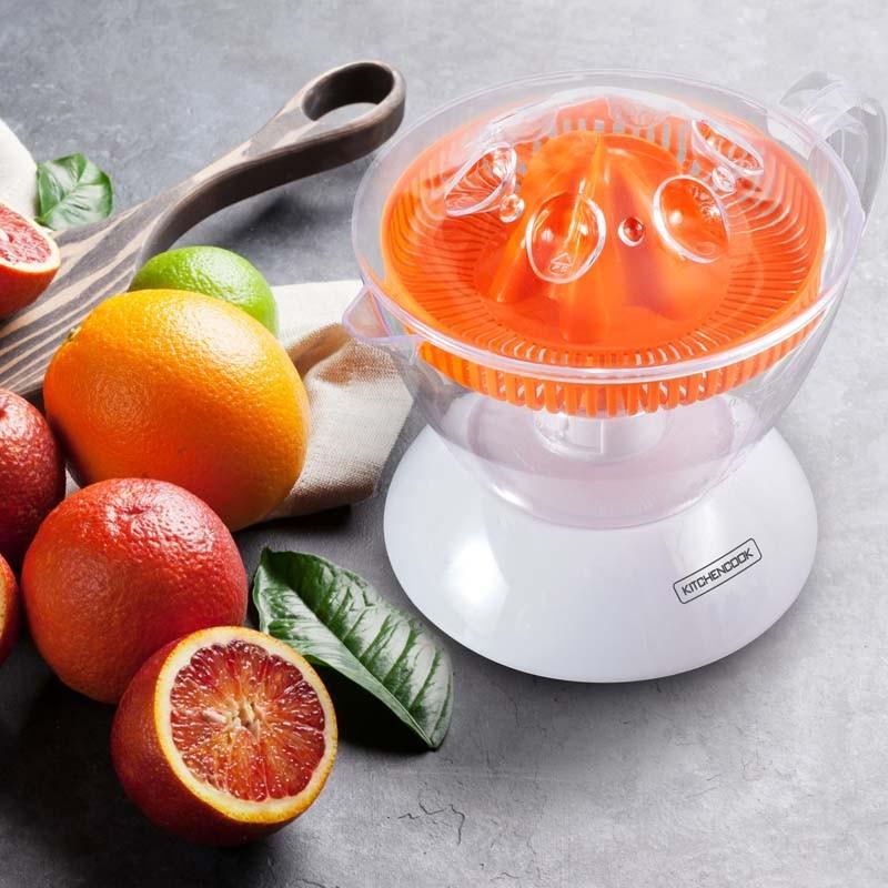 KitchenCook Wyciskarka do cytrusów elektryczna 800ml - 1 stożek wyciskający - Ergonomiczny uchwyt - Bez BPA - Dzióbek