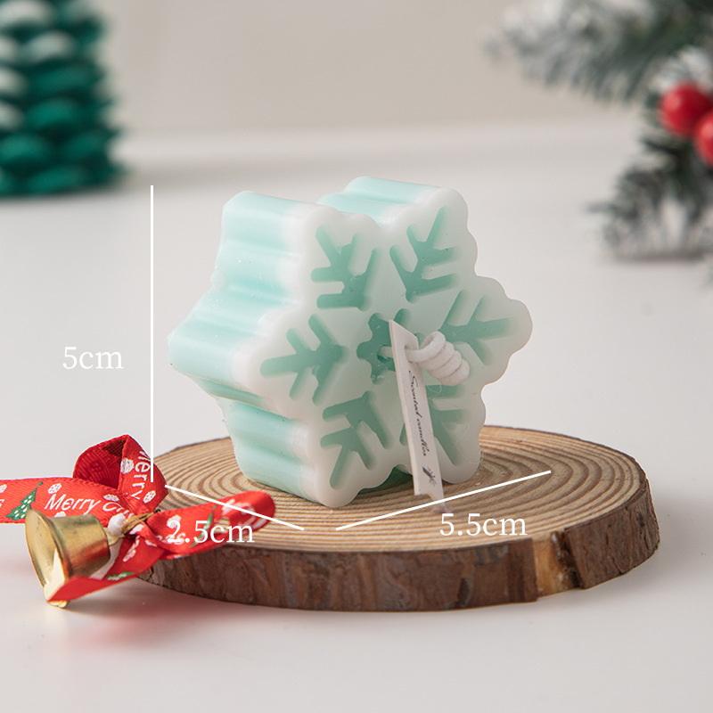 Christmas Souvenirs Snowflakes Aromatherapy Candles Winter Creative Home Decorations Holiday Gifts