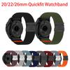Elastic Nylon Watchband for Garmin Quickfit 20mm 22mm 26mm fit Fenix 8 7 6 Parachute Style Buckle Sport Watch Strap
