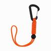 Outdoor Tactical Carabiner Keychain: Emergency Paracord Lanyard with Anti-Loss Buckle