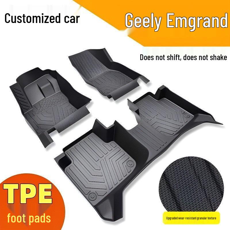 Geely Emgrand PRO/EV450/GL/S/GS TPE Car Floor Mats - Four Generations Compatible