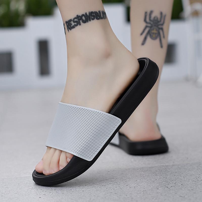 2024 Men s Breathable Non-slip Summer Slippers for Outdoors  Beach 44