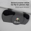 Car Stickers For Alfa Romeo Car Interior Glasses Clip Auto Sun Visor Sunglasses Holder For Alfa Romeo Giulia Stelvio Giulietta 1