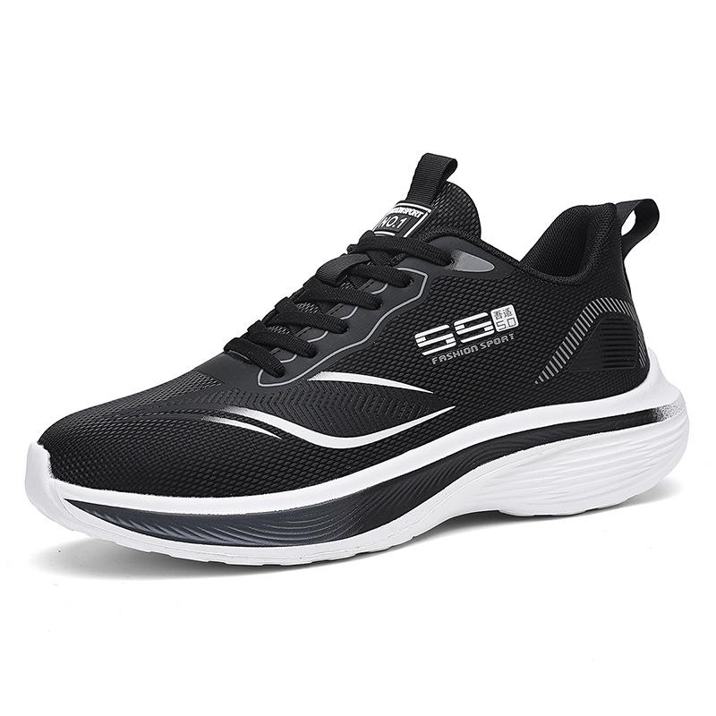 Autumn and Winter Large Size New Foreign Trade Sports Shoes Men's Red Rabbit Casual Running Shoes Lightweight Mesh Casual Shoes