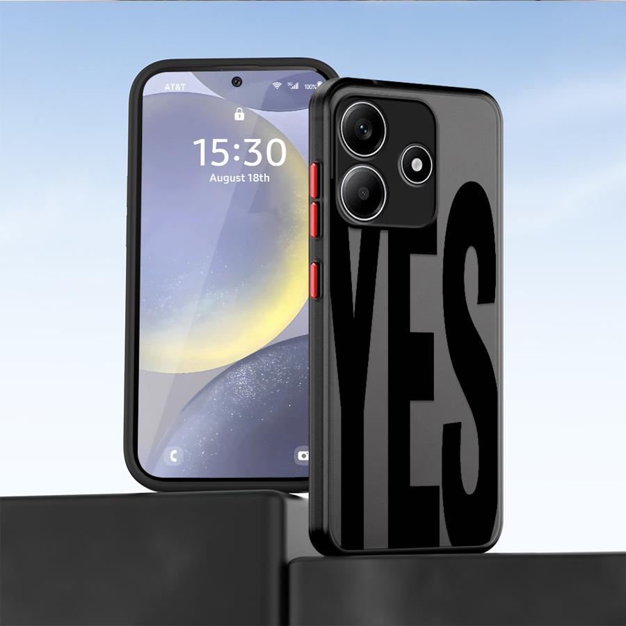 Case for Xiaomi Redmi Note 14 A4 10 13 Pro Plus 9S 11 13C 14C 12 Funda Back Phone Cover NO And YES