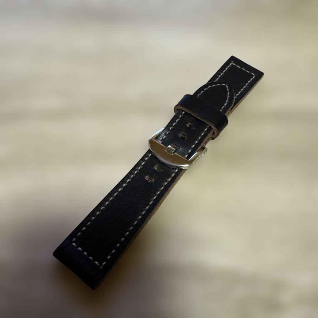 Used Genuine leather belt 22mm width Horween leather watch strap