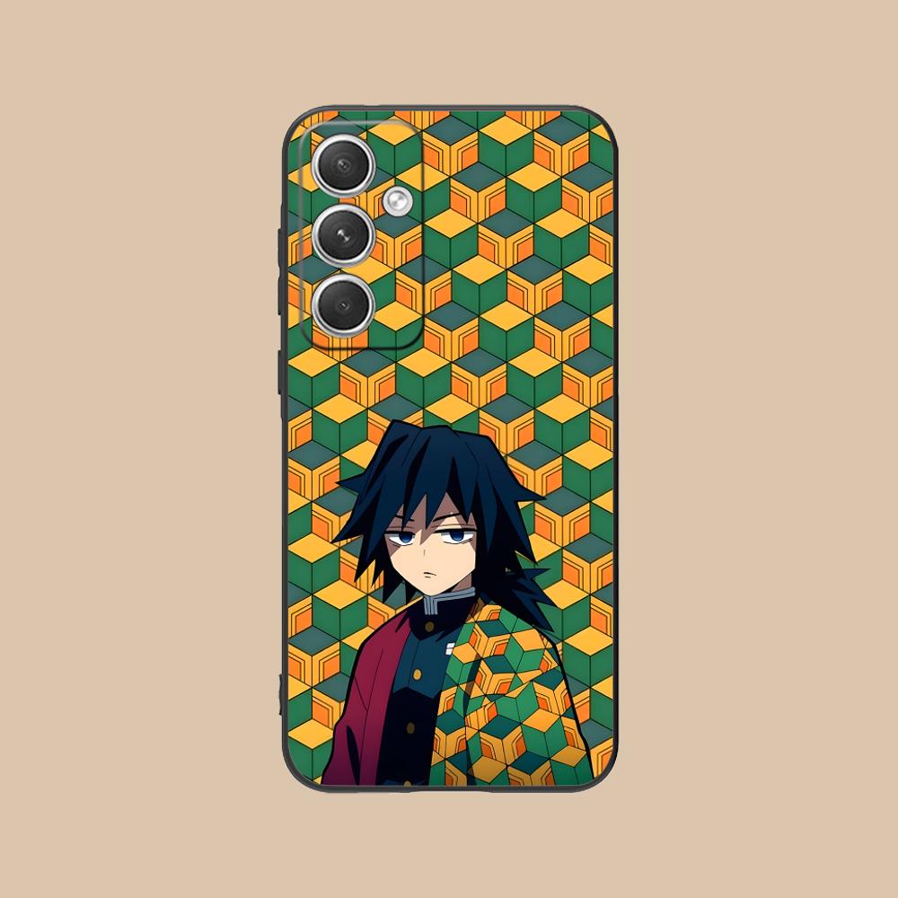 Demon Slayer Giyu Tomioka Phone Case for Samsung Galaxy S25 S24 S23 S22 S21 S20 Note20 Plus FE Ultra Colour Protective Luxury