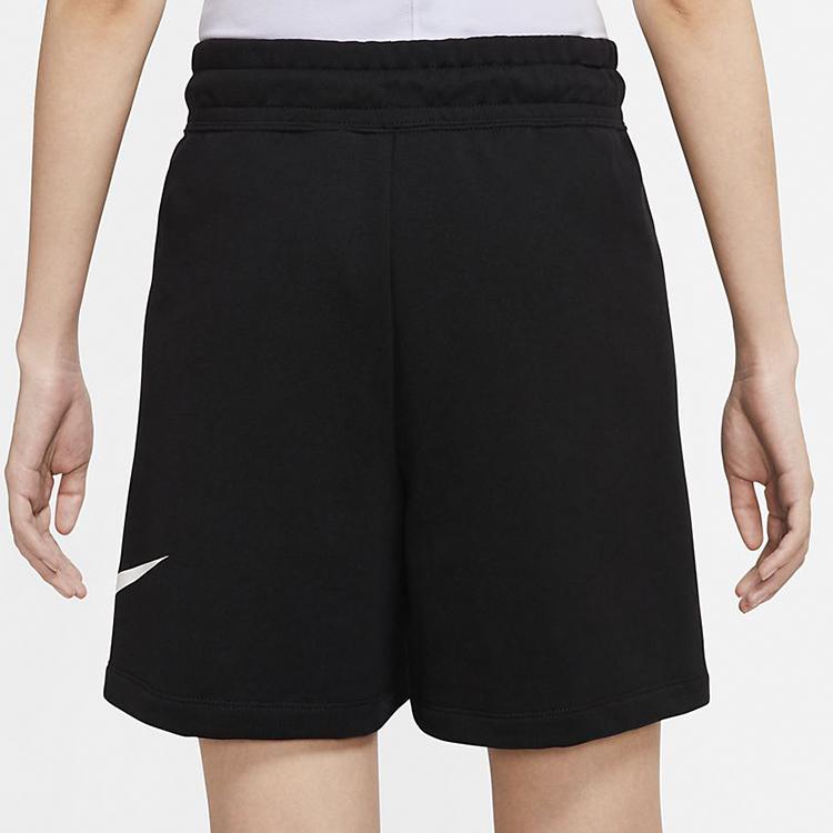 Nike Odzież sportowa Swoosh SS20 Codzienne spodenki treningowe sznurowane Damskie spodenki Czarne CJ3834-010
