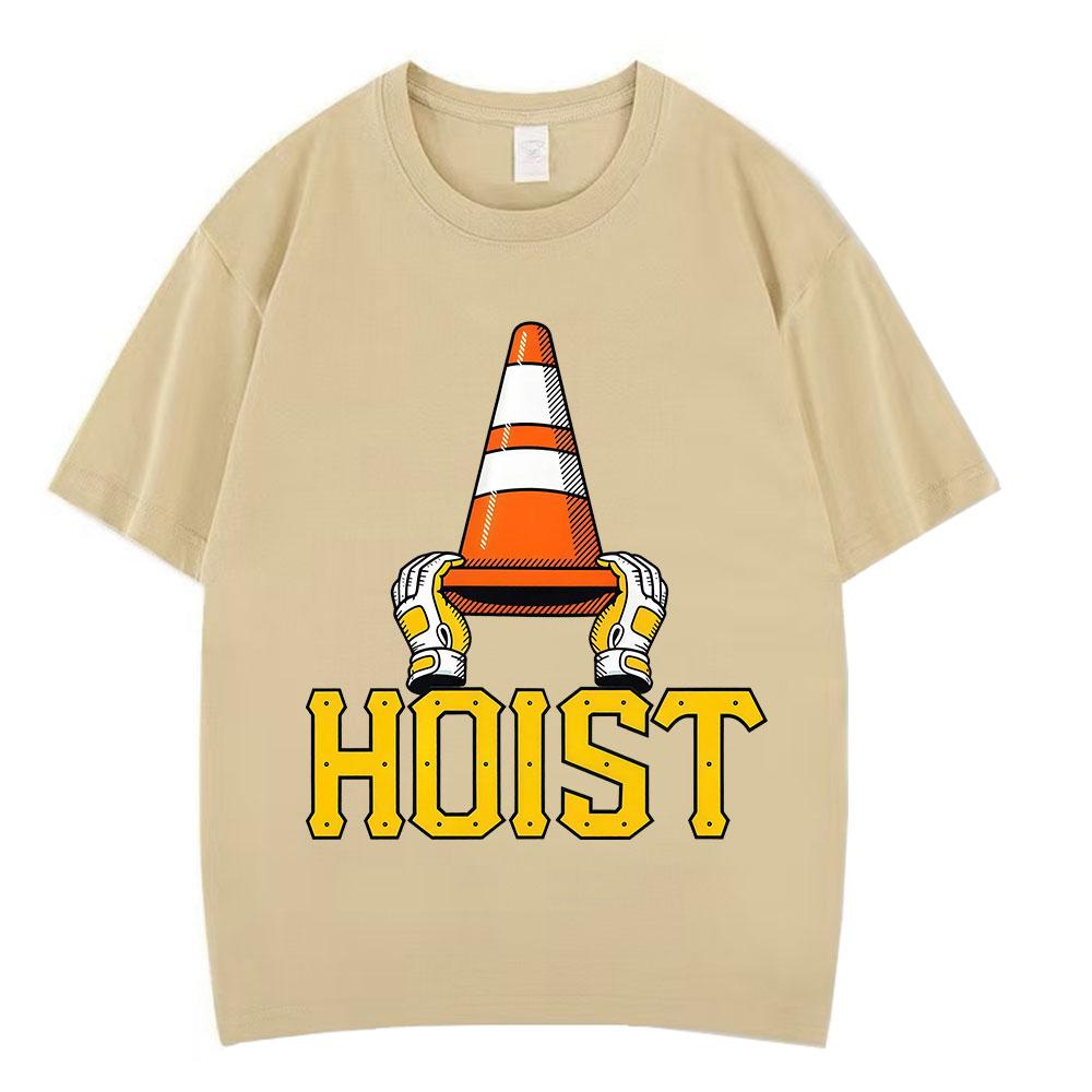 Hoist The Traffic Cone Funny Meme Tshirt Unisex Unisex Fashion Clothing Tshirts Summer Shortsleeved Loose Casual Cotton Tshirts