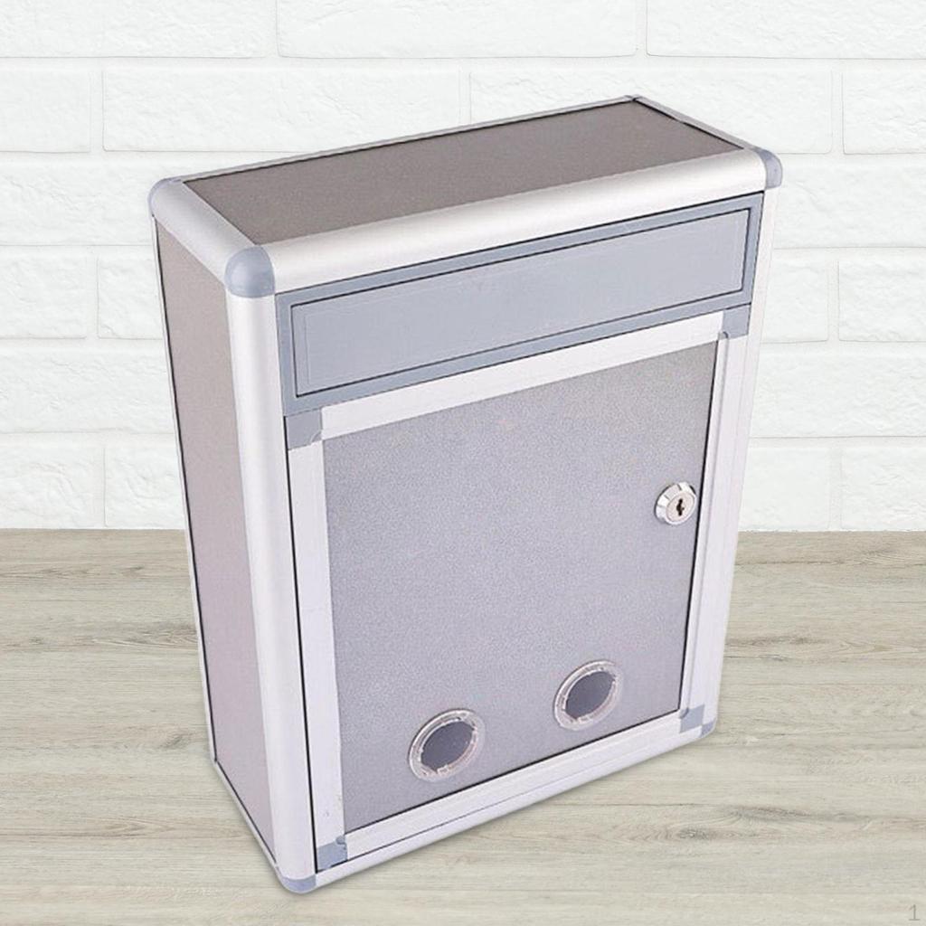 Locking Wall Mounted Mailbox with Key Lock for Business