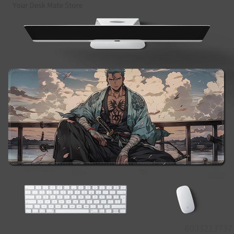 Home Office Non-slip Dirt-resistant Mouse Pad Keyboard Pad High Quality ONE PIECE Mouse Pad Luffy Roronoa Zoro Nami Table Pad