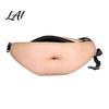 White Elephant Gift Ideas Beer Belly Fanny Pack Funny Hairy Waist Bag Realistic 3D Big Theme Party Bag Belly Dad Bod Gag for Men Husband