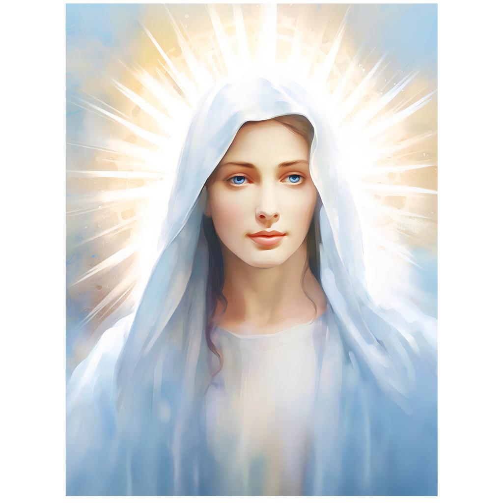 Światło Maryi Światło Maryi, 50X70 Cm, Bez Ramy, Płótno Premium Na Blejtramie