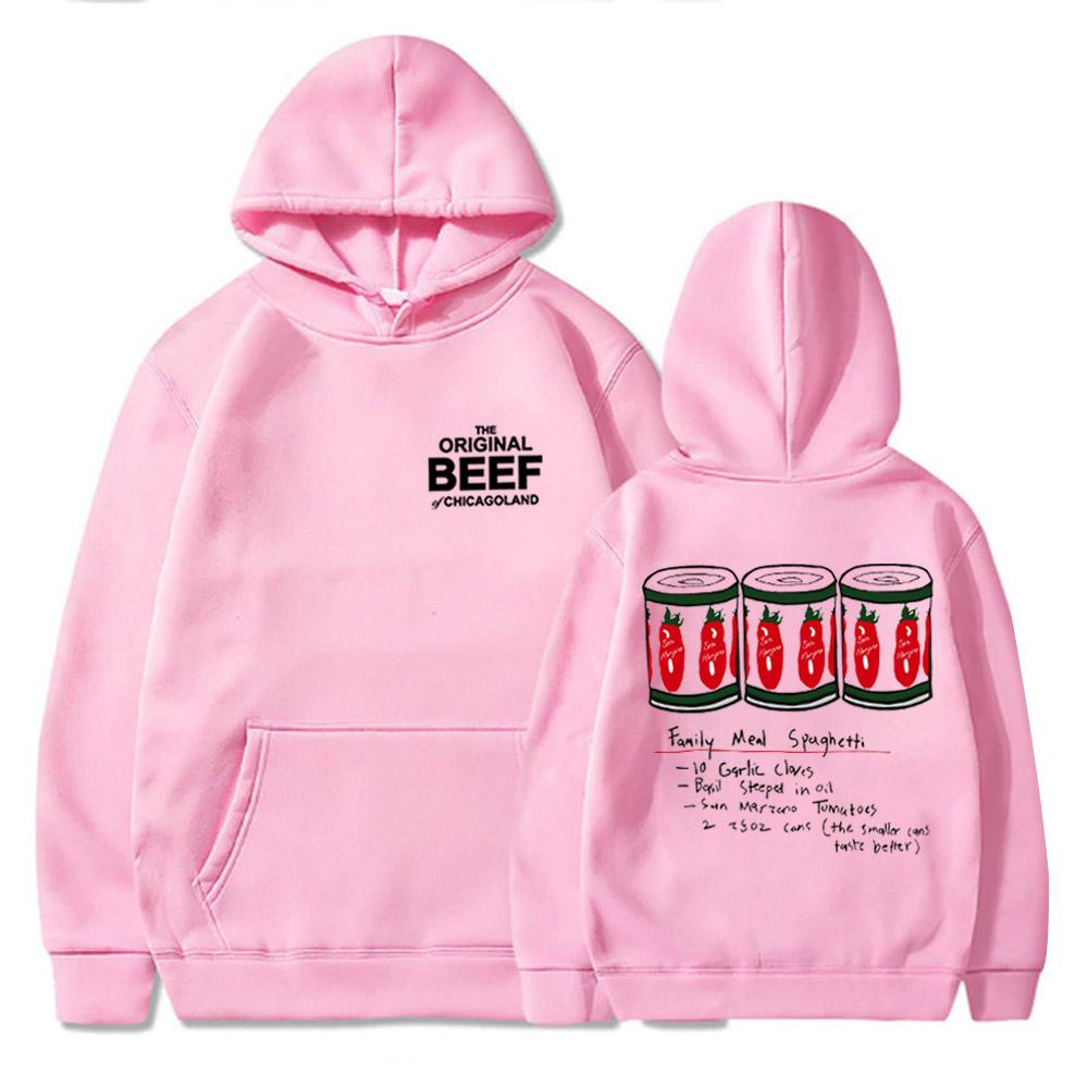 Mikina seriálu The Bear Mikina pro fanoušky Jeremyho Allena Rodinné jídlo Špagety Unisex Harajuku Mikiny