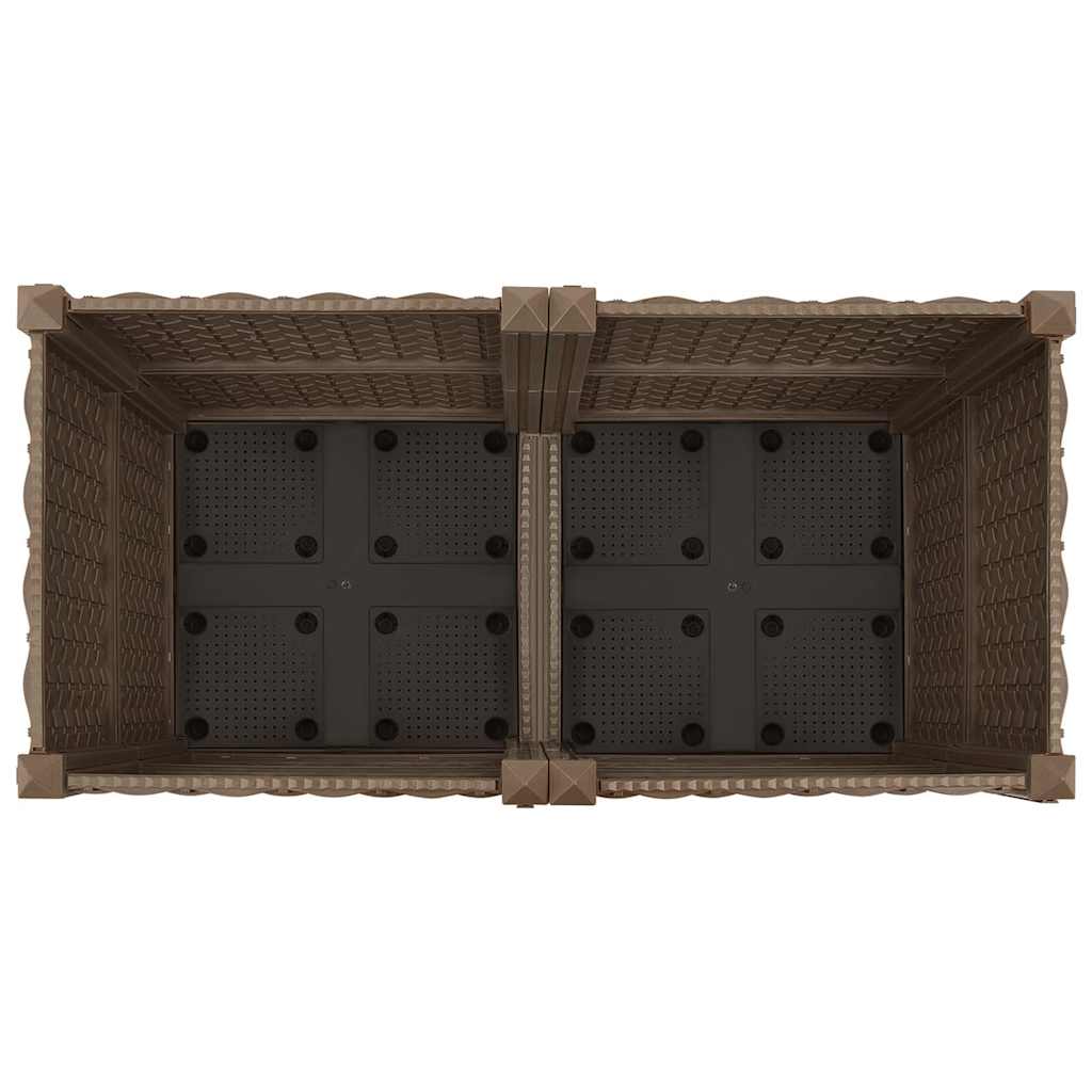 vidaXL Hochbeet 80x40x38 Cm Polypropylen