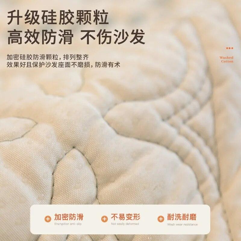 Sofa Cushion Four Seasons Universal Non-Slip Sofa Cover Pure Cotton Fabric Simple Modern 2023 New Style Cover Cloth Towel