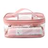 Thickened cosmetic bag transparent portable travel Pvc toilet bag storage bag toiletries storage bag travel storage