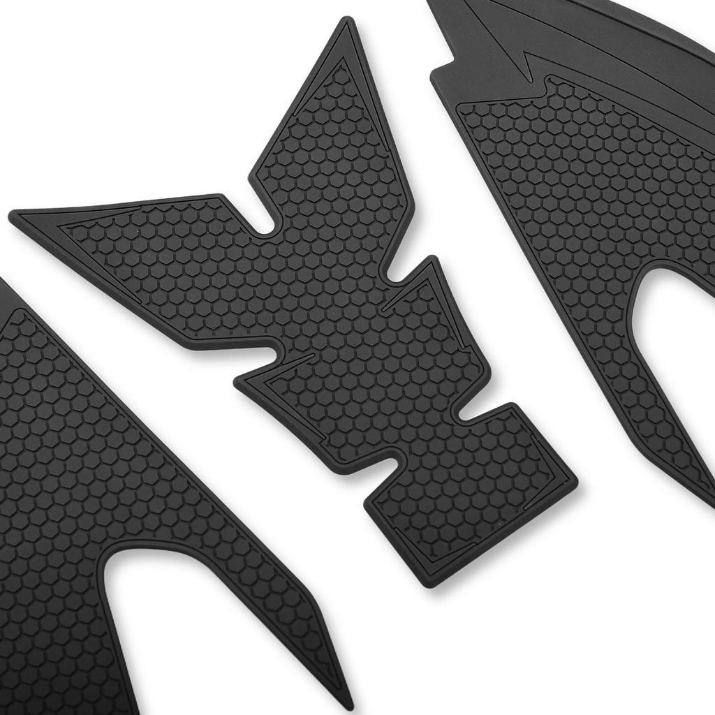 Motorcycle Fuel Tank Protector Traction Protection Sticker for Yamaha (Black) YZF-R25 YZF-R3 (2019-2025)