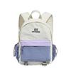 Korean Style Color Block Lightweight Large Capacity Casual Backpack for Outdoor Travel and Hiking