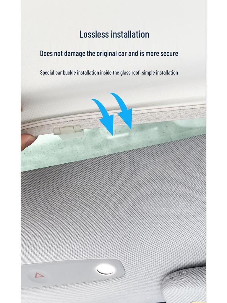 2024+ Zhijie S7 Ice Crystal Sunroof Sunshade: Sun Protection, Heat Insulation, Light Blocking