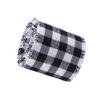 Polyester Gingham Wrapping Ribbon Plaid Burlap Ribbon Christmas Crafts Decoration Braid