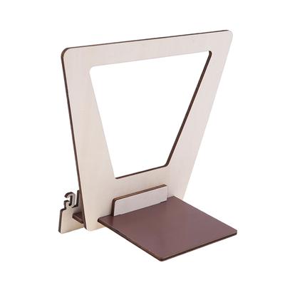 Jetzt läuft Schallplattenständer 3D Retro Halter Holz Aufsteller Zubehör Album Aufbewahrungsständer