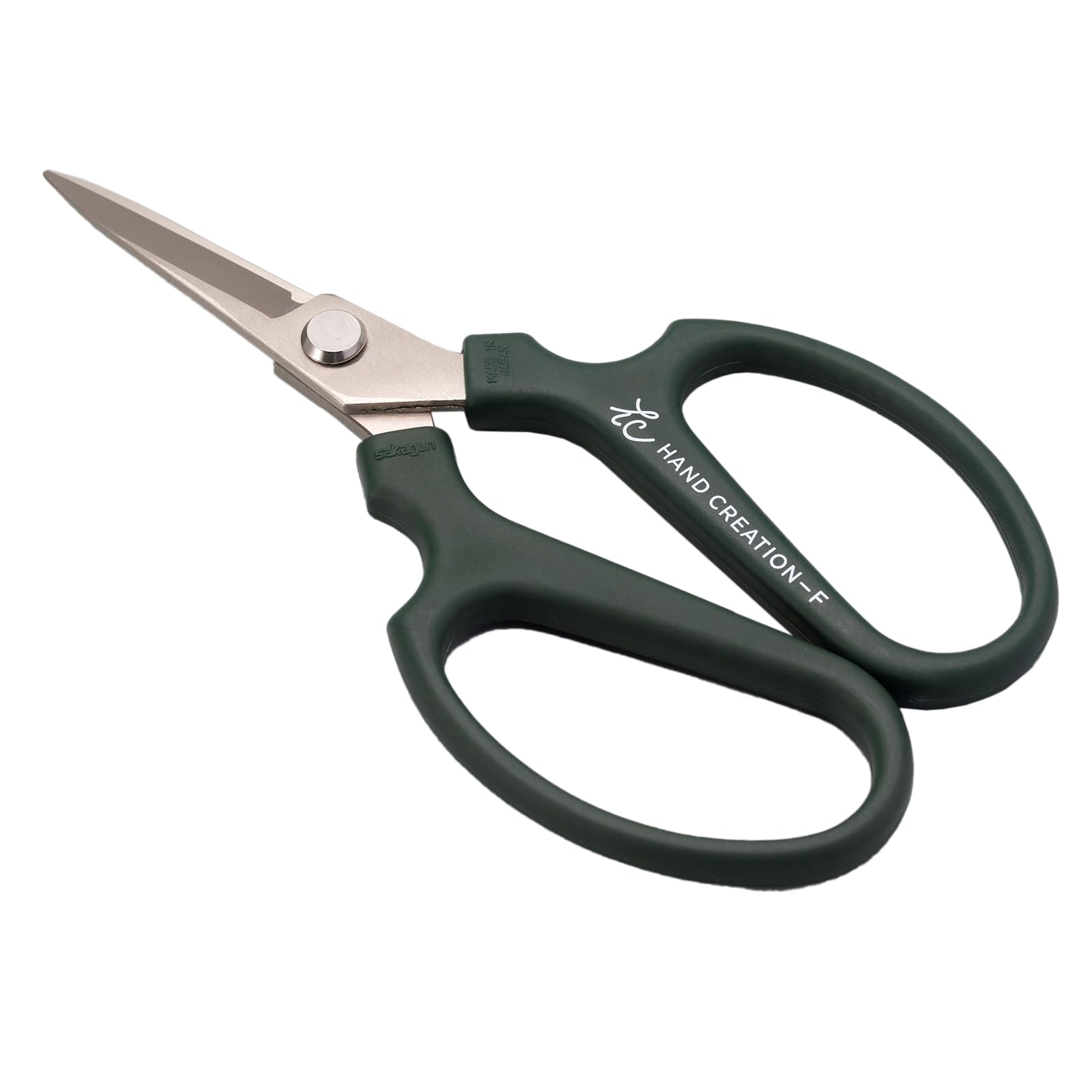 

Sakagen Craft Scissors Flower Make Electroless Nickel Plated x 9 cm Made in Japan Moss Green 90392 Approx. 16.5