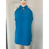 Moda de Verano para Mujer Blusa sin Mangas con Cuello Halter Camisa Casual Calada Elegante Top sin Mangas de Color Sólido Camisas Dulces Simples Holgadas para Mujer