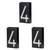 Elegant Led Solar Powered House Address Number Digits With Waterproof Design